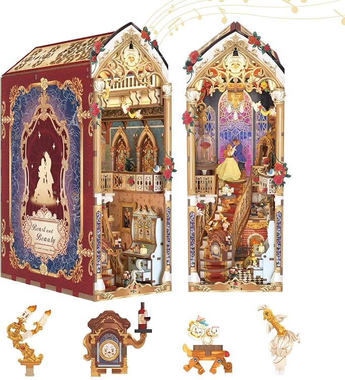 Beauty and The Beast Themed Book Nook