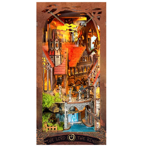 Valley Of The Rings - Lord Of The Rings Themed Book Nook