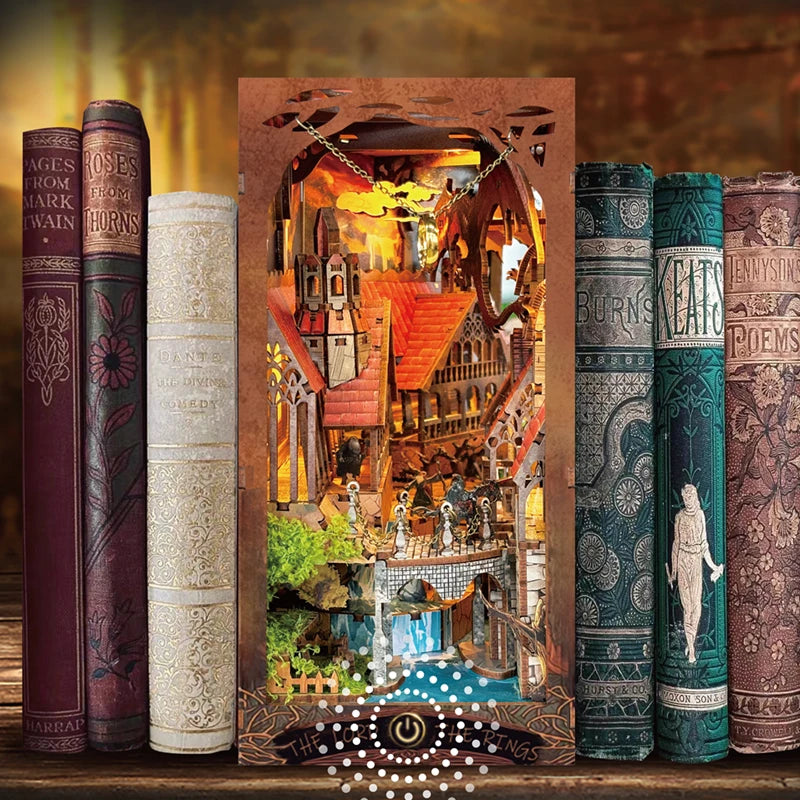 Valley Of The Rings - Lord Of The Rings Themed Book Nook