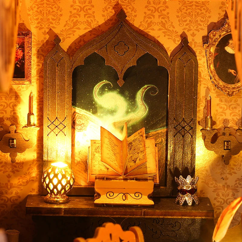 The Magic Library - Harry Potter Themed Book Nook